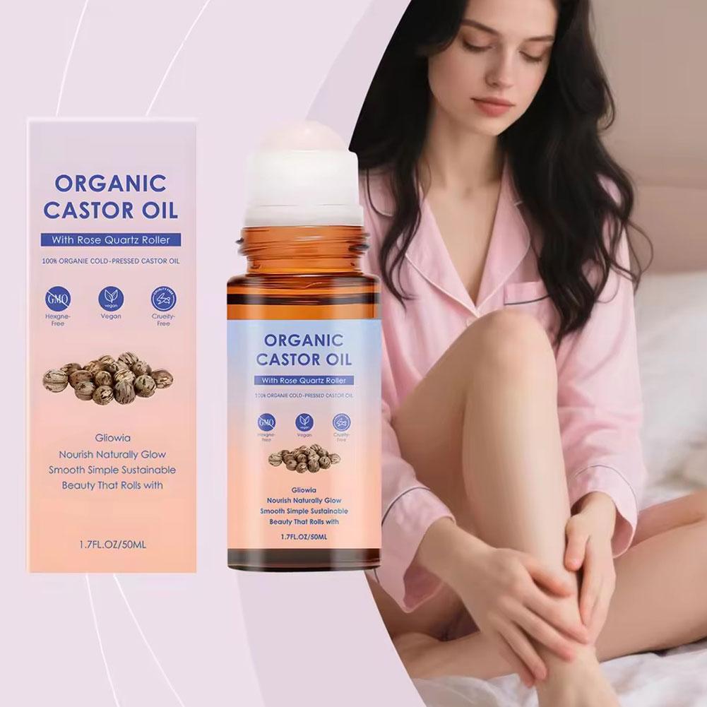 Castor Oil Cold Press - 50 мл Органическое касторовое масло с