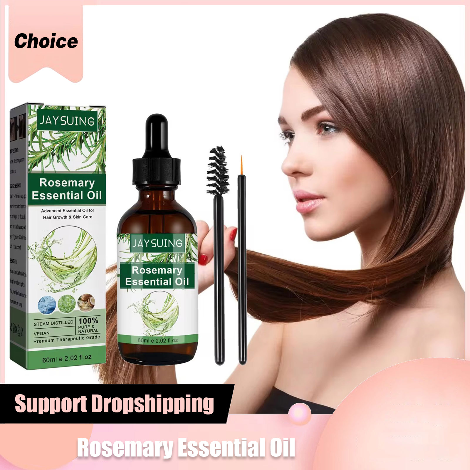 Hair Care Hair Serum - Эфирное масло розмарина для роста волос,