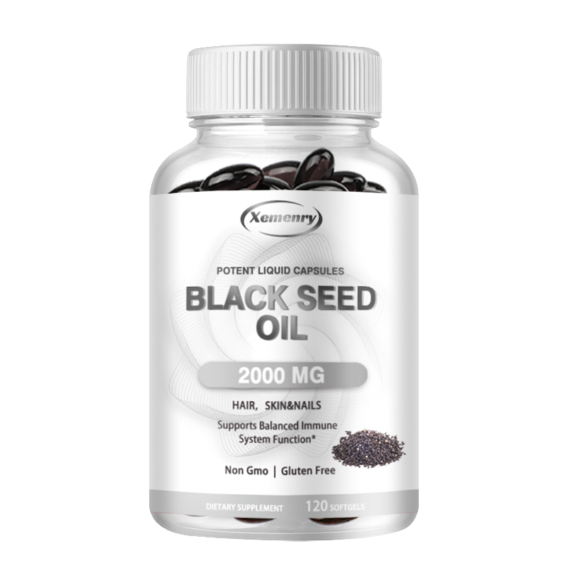 Castor Oil Cold Press - Веганские капсулы с маслом черных семян