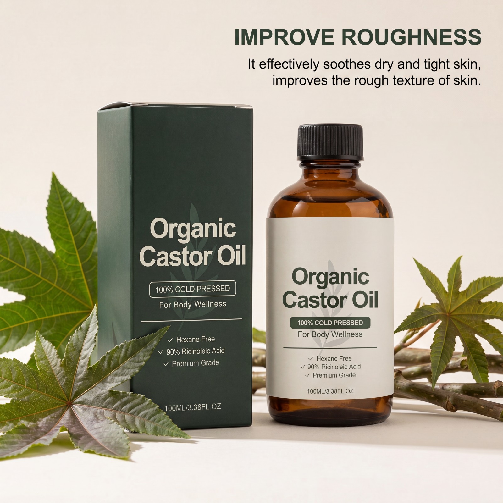 Органическое касторовое масло  – обзор и цена Castor Oil Cold Press