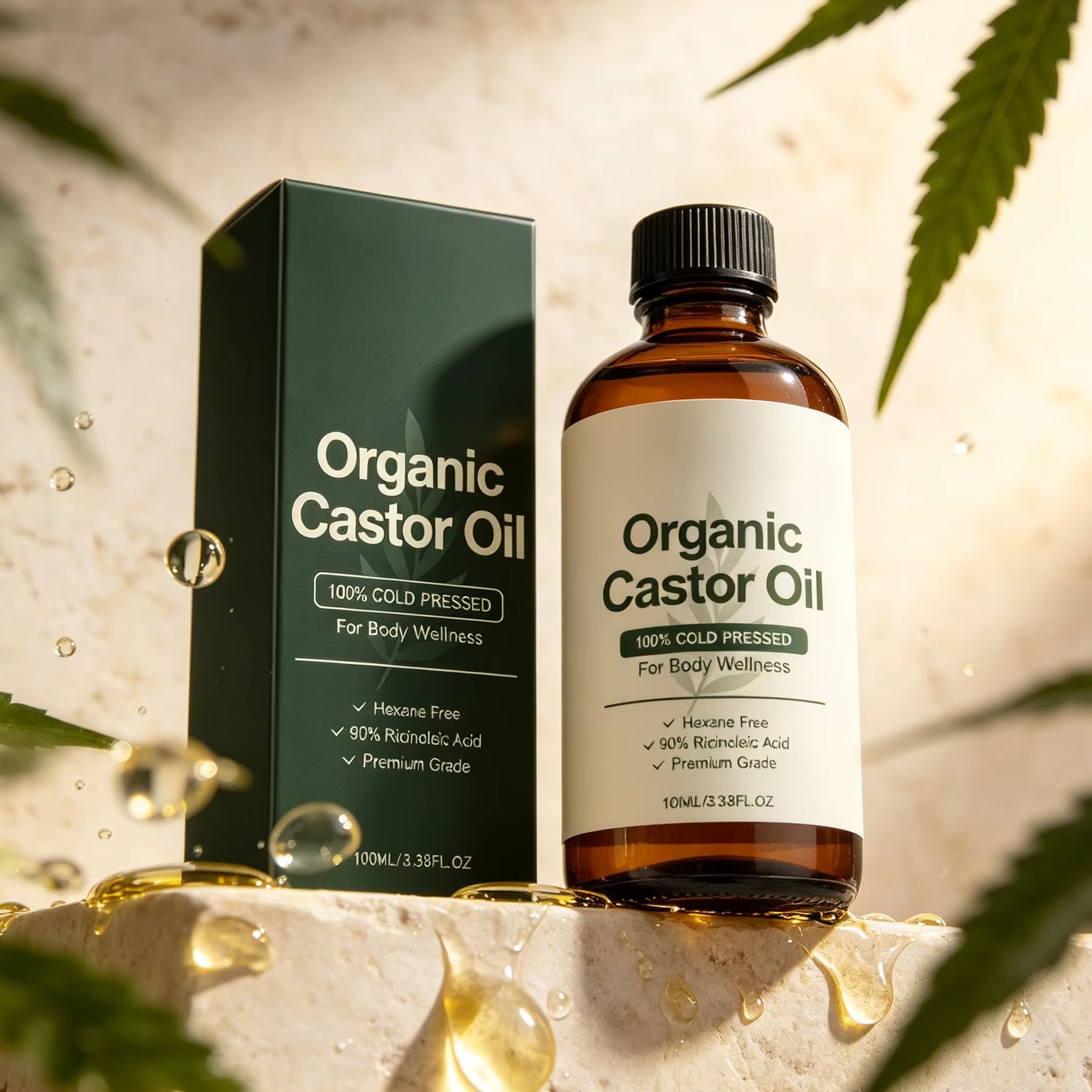 Органическое касторовое масло  – обзор и цена Castor Oil Cold Press