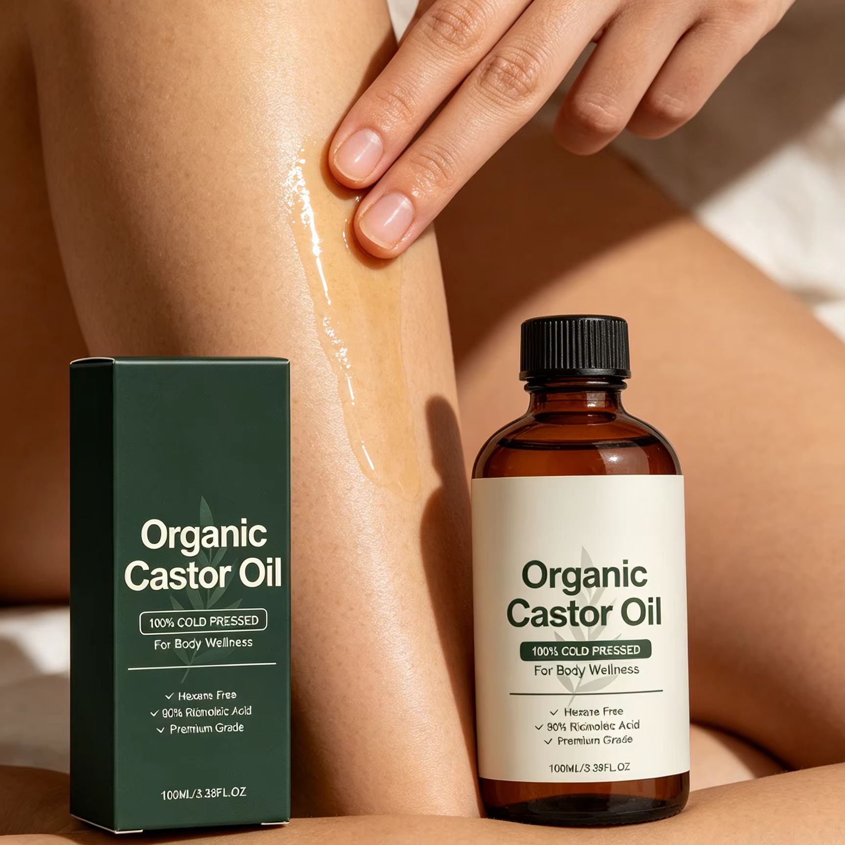 Органическое касторовое масло  – обзор и цена Castor Oil Cold Press