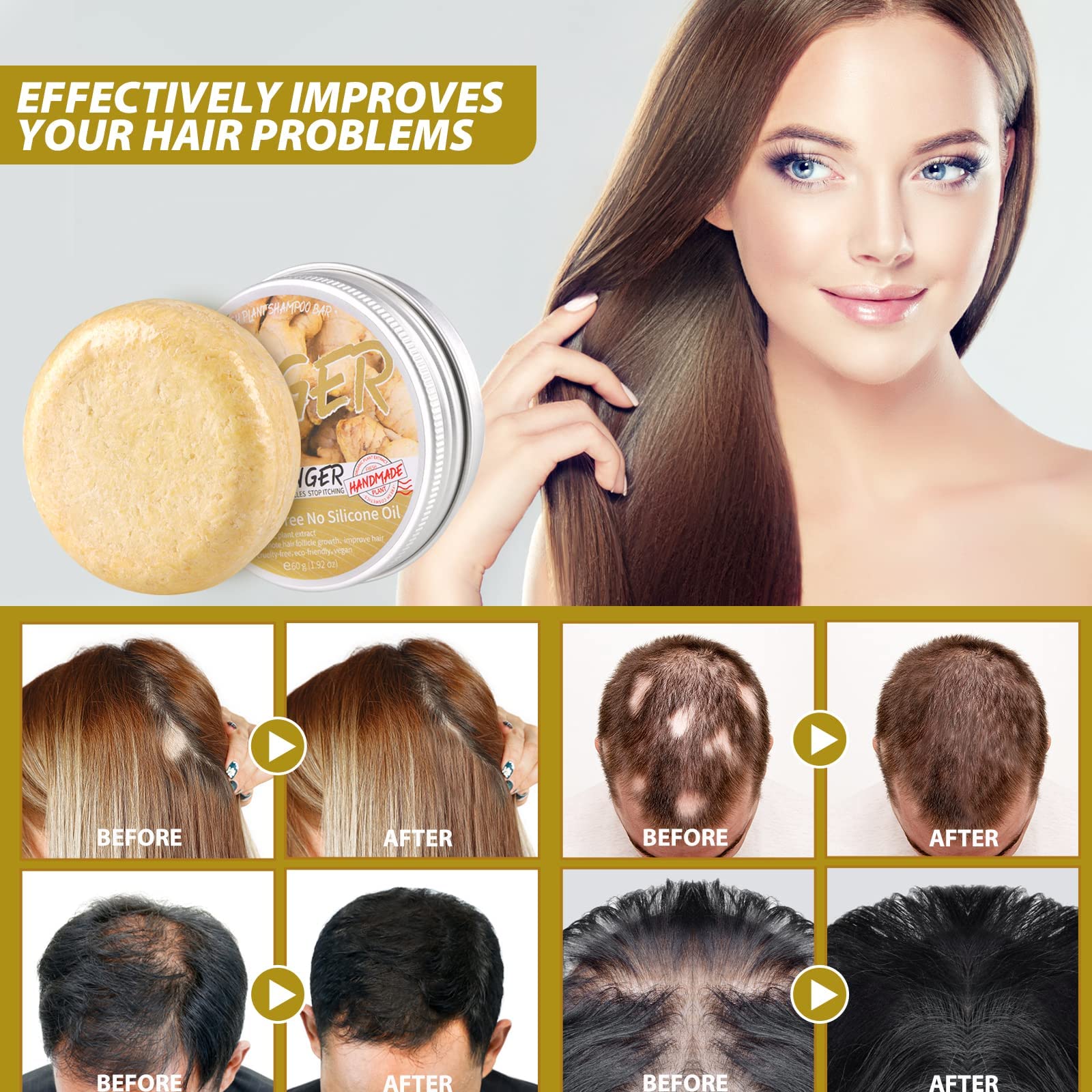 Имбирный шампунь для волос, мы – обзор и цена Hair Care Loreal