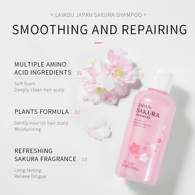 LAIKOU Japan Sakura Шампунь дл – обзор и цена Hair Care In Japan
