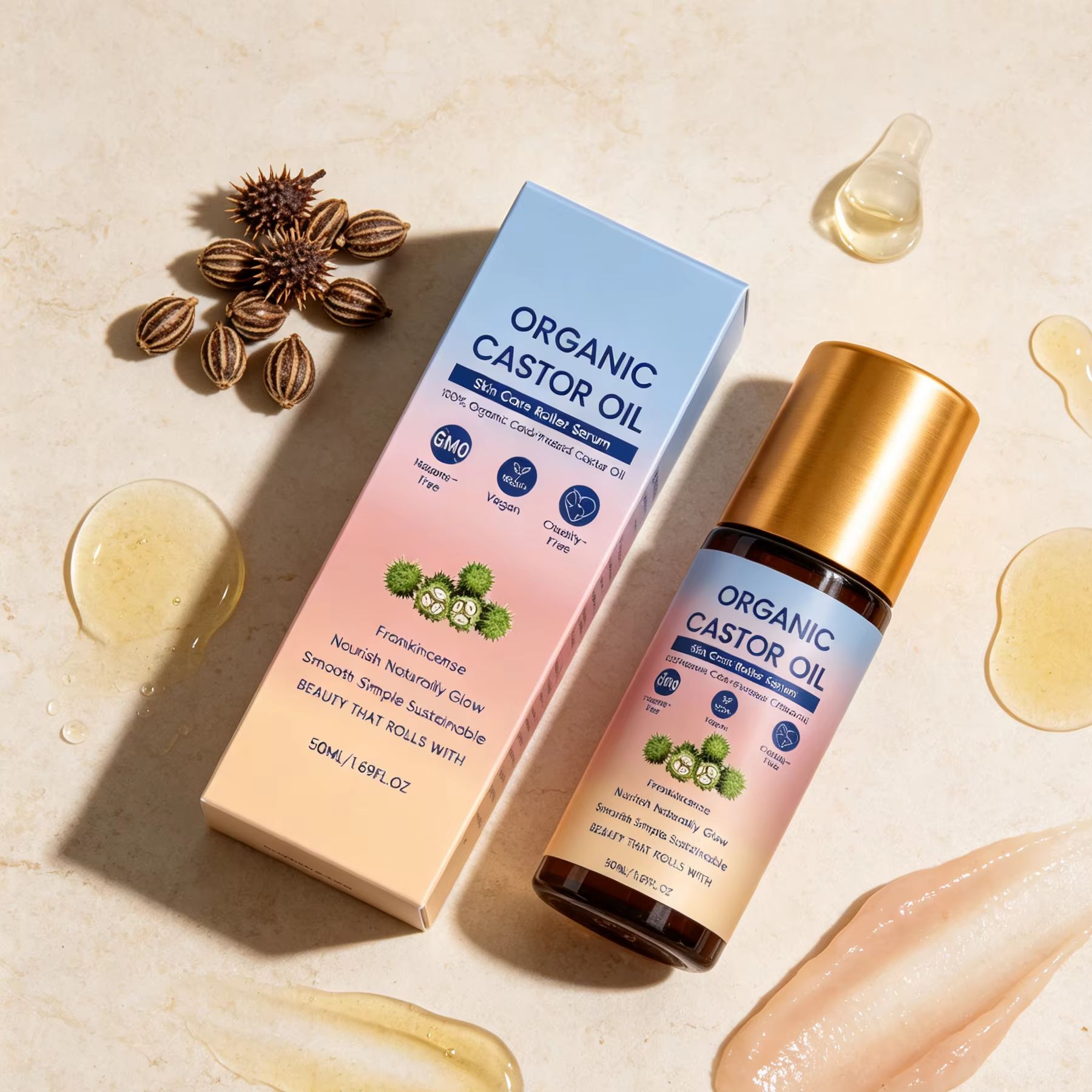Органическое касторовое масло  – обзор и цена Castor Oil Cold Press