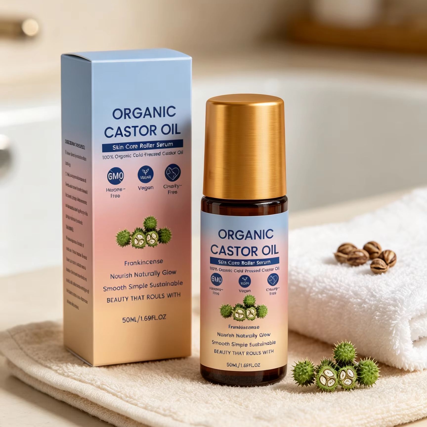 Органическое касторовое масло  – обзор и цена Castor Oil Cold Press
